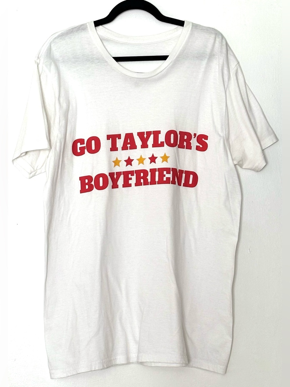 Go Taylor’s Boyfriend Graphic T-Shirt White Size L